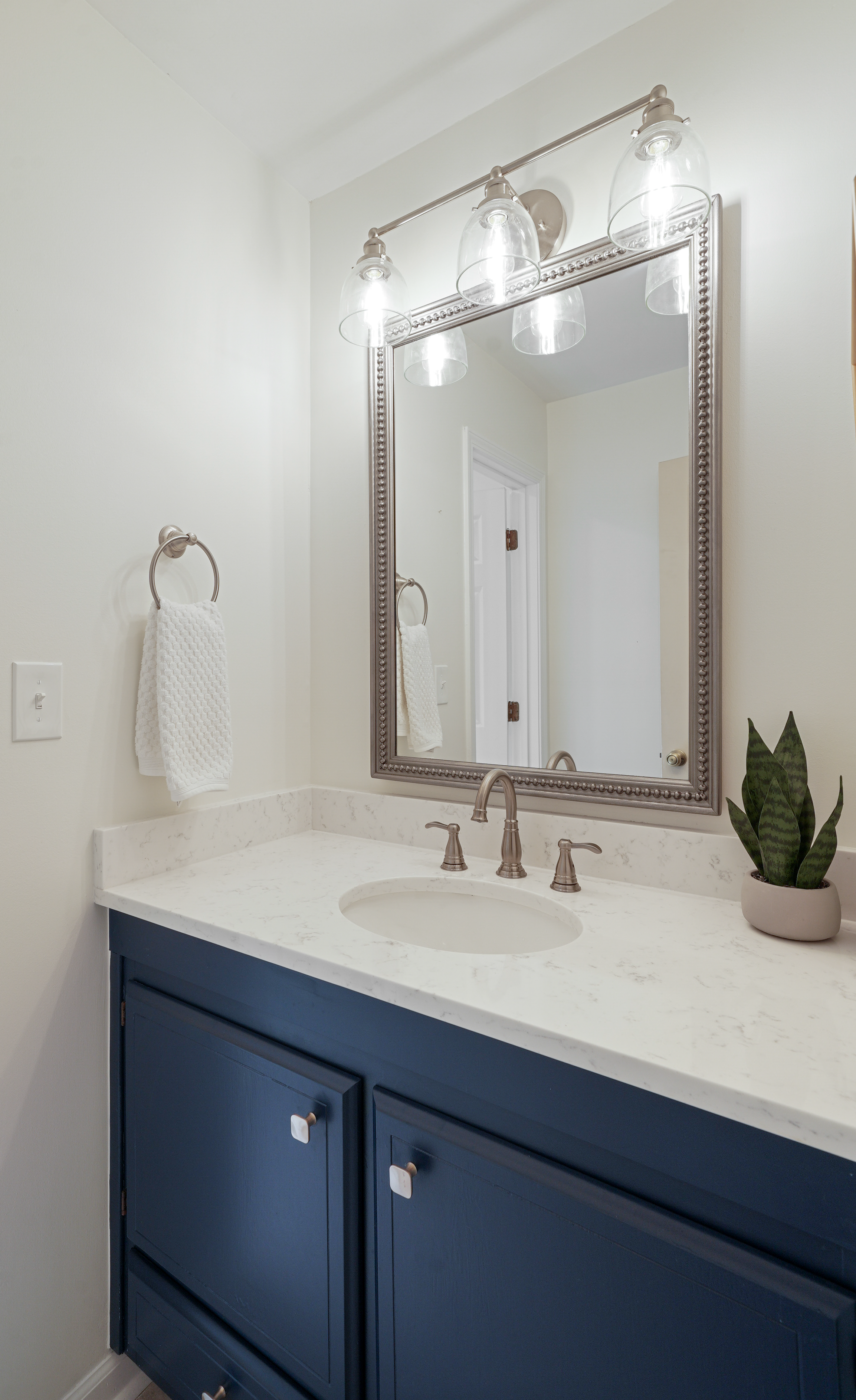 Modern bathroom renovation